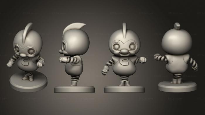 Chibi Funko (The Impossibles Coilman, CHIBI_1305) 3D models for cnc