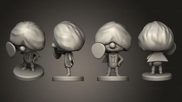 Chibi Funko (The Impossibles Multiman, CHIBI_1307) 3D models for cnc