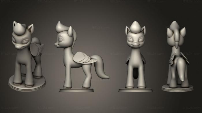 Chibi Funko (Zipp Storm My Little Pony g 5, CHIBI_1345) 3D models for cnc