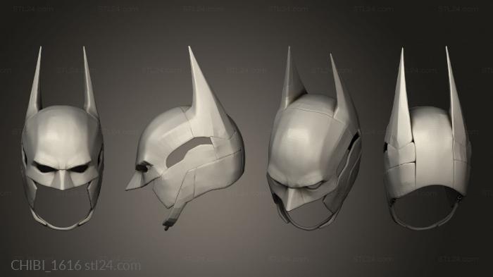 Chibi Funko (Batman Arkham Knight Helmet, CHIBI_1616) 3D models for cnc