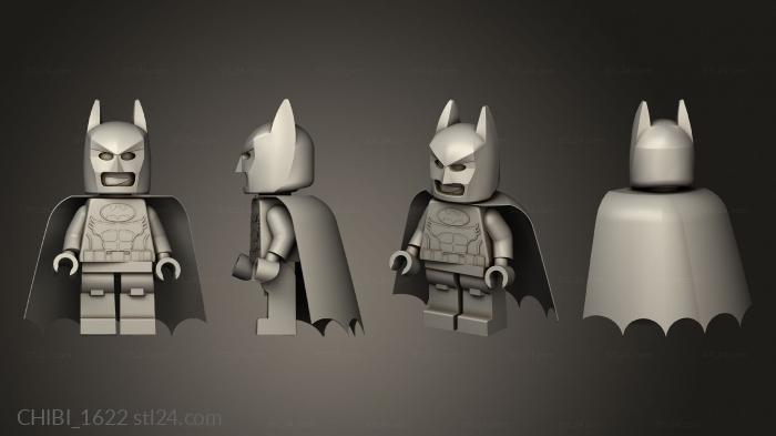 Chibi Funko (Batman Lego back, CHIBI_1622) 3D models for cnc