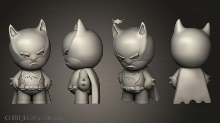 Chibi Funko (Batman VF, CHIBI_1626) 3D models for cnc