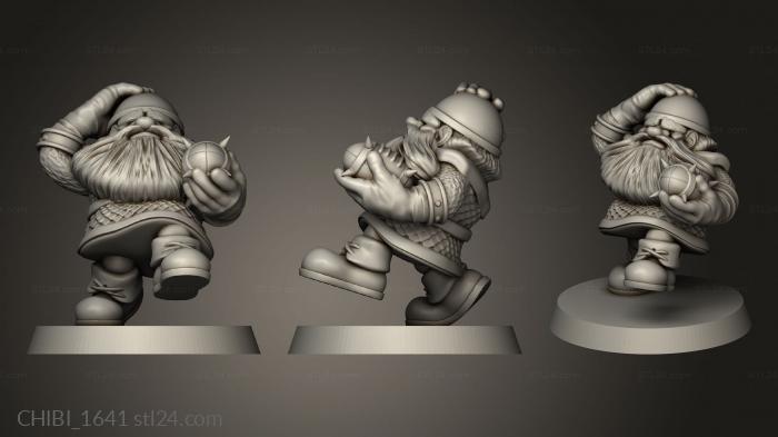 Chibi Funko (dwarf runner, CHIBI_1641) 3D models for cnc