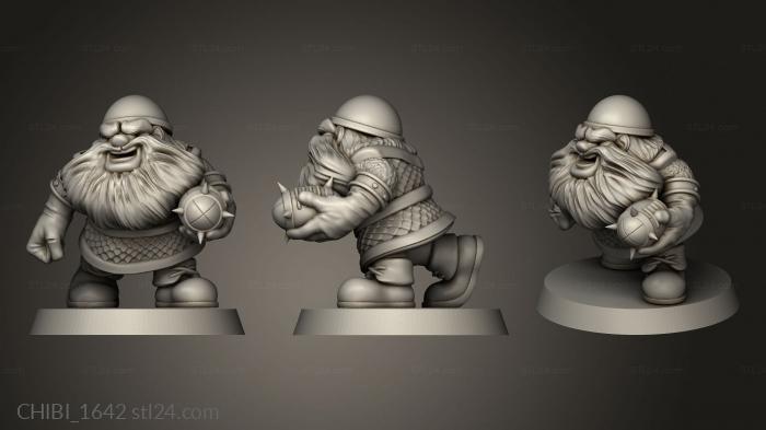 Chibi Funko (dwarf runner, CHIBI_1642) 3D models for cnc