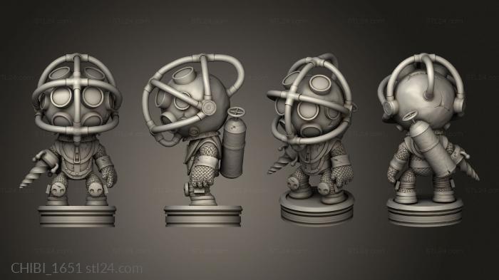 Chibi Funko (BIG DADDY, CHIBI_1651) 3D models for cnc