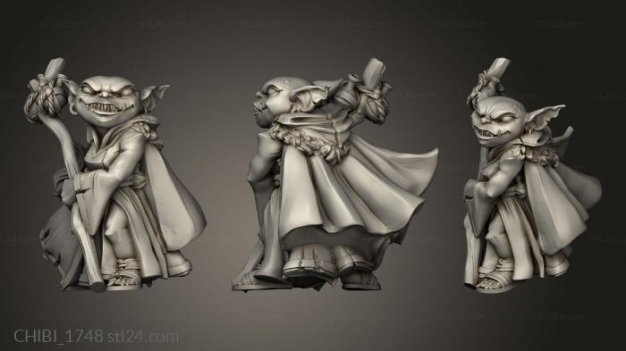 Chibi Funko (goblin wizard, CHIBI_1748) 3D models for cnc