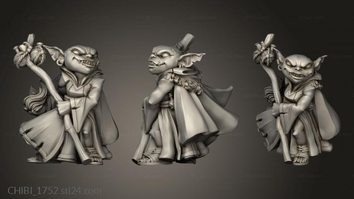 Chibi Funko (goblin archer hooded, CHIBI_1752) 3D models for cnc