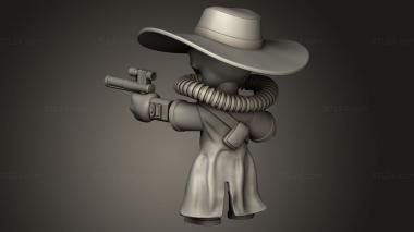 Chibi Funko (Cad Bane Chibi, CHIBI_1766) 3D models for cnc