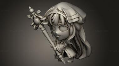 Chibi Funko (Chibi Earth Mother Priestess, CHIBI_1775) 3D models for cnc