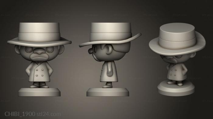 Chibi Funko (Corrida Maluca WILLY, CHIBI_1900) 3D models for cnc