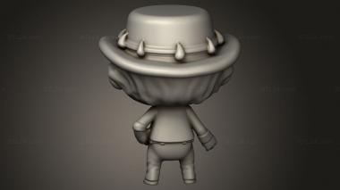 Chibi Funko (Crocodile DUNDEE, CHIBI_1911) 3D models for cnc