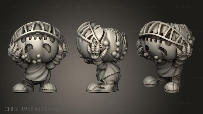 Chibi Funko (Blood Bowl franco, CHIBI_1968) 3D models for cnc