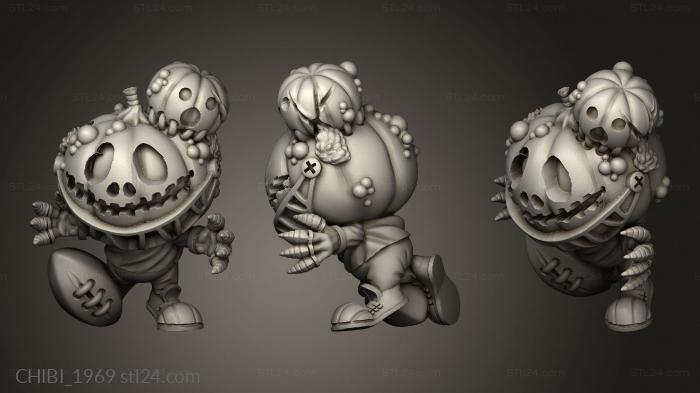 Chibi Funko (Blood Bowl franco, CHIBI_1969) 3D models for cnc