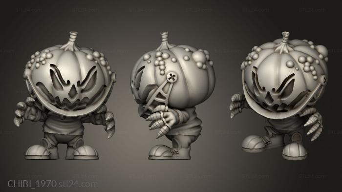 Chibi Funko (Blood Bowl franco, CHIBI_1970) 3D models for cnc