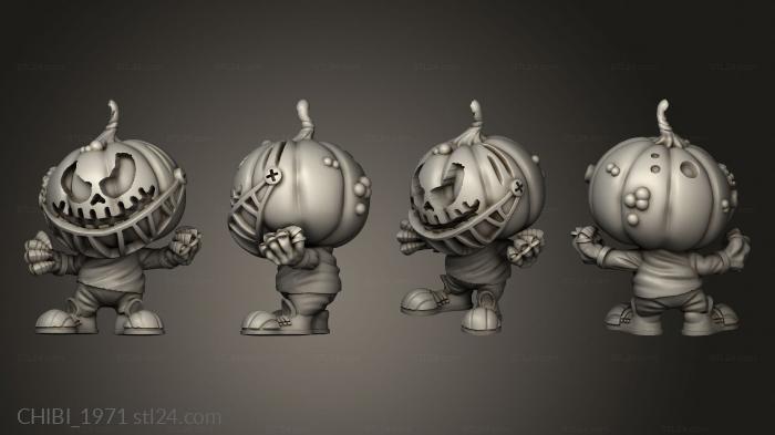 Chibi Funko (Blood Bowl franco, CHIBI_1971) 3D models for cnc