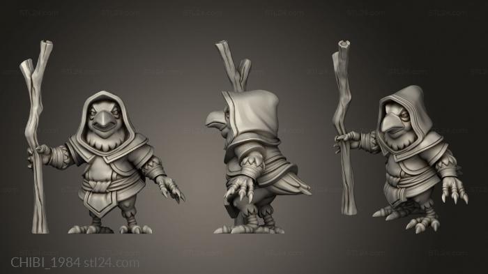 Chibi Funko (Crow Staff, CHIBI_1984) 3D models for cnc