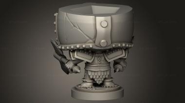 Chibi Funko (Dice Dwarf Mikelson, CHIBI_2086) 3D models for cnc