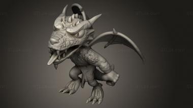 Chibi Funko (Dice Kobold Winged, CHIBI_2102) 3D models for cnc