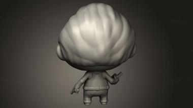 Chibi Funko (Die Hard John McClane, CHIBI_2117) 3D models for cnc