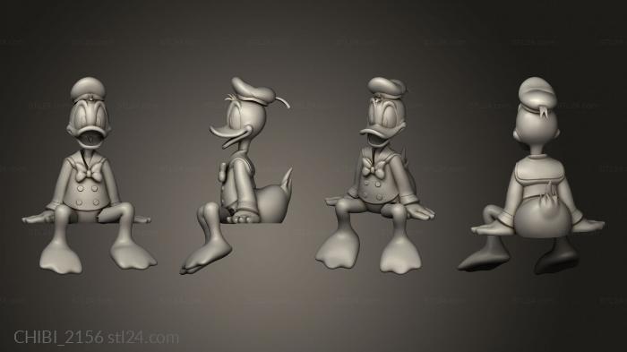 Chibi Funko (Donald Duck, CHIBI_2156) 3D models for cnc