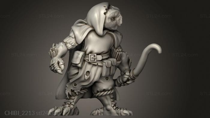 Chibi Funko (Owl Rangers, CHIBI_2213) 3D models for cnc