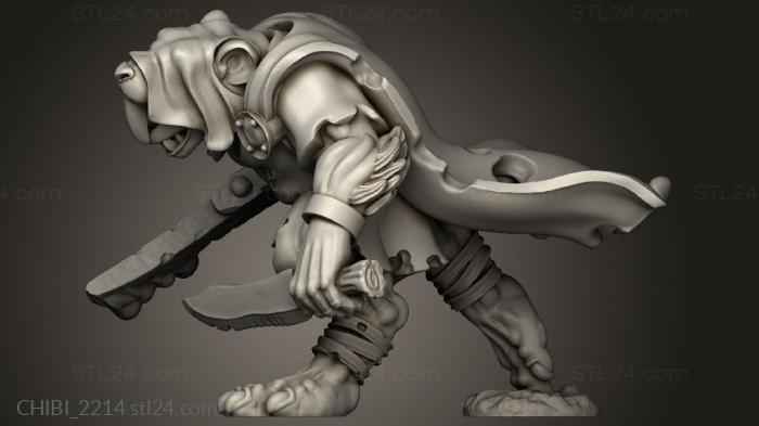 Chibi Funko (Plague Demons Swords, CHIBI_2214) 3D models for cnc