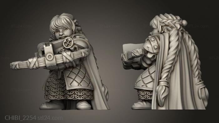 Dwarf Female Crossbow and Shield Units Dwarven