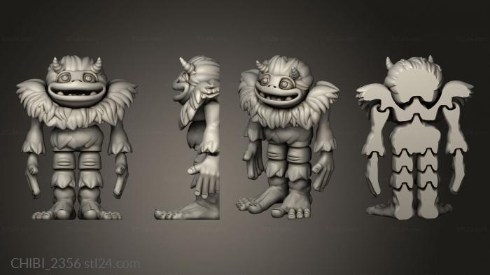 Chibi Funko (Flexi Factory Yeti, CHIBI_2356) 3D models for cnc