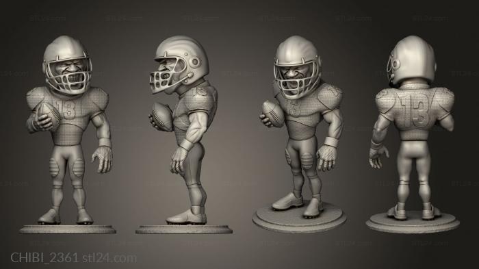 Chibi Funko (football player Bounding Box Sub Tool, CHIBI_2361) 3D models for cnc