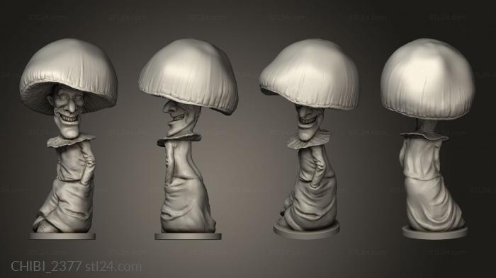 Chibi Funko (Funguy Mushroom Man Fun Guy, CHIBI_2377) 3D models for cnc