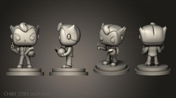 Chibi Funko (Funko Joker, CHIBI_2381) 3D models for cnc