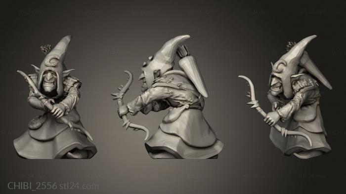 Chibi Funko (goblins Night Goblin Bow, CHIBI_2556) 3D models for cnc