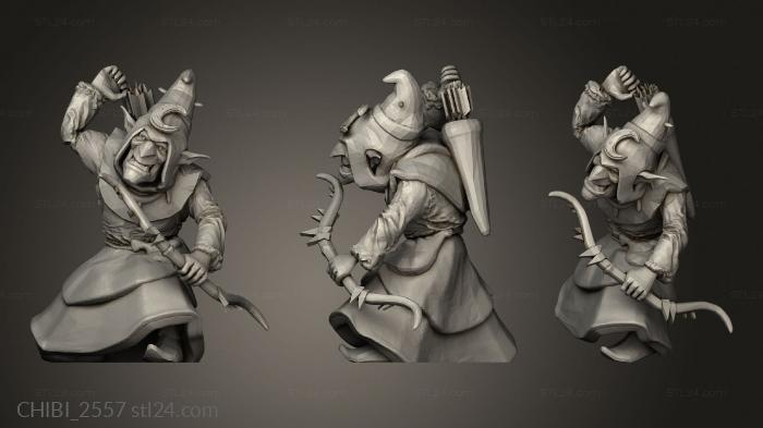 Chibi Funko (goblins Night Goblin Bow, CHIBI_2557) 3D models for cnc