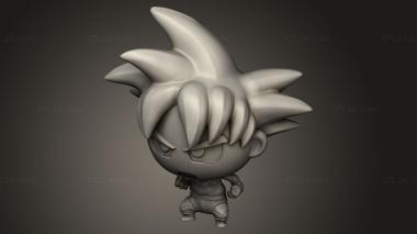 Chibi Funko (Goku, CHIBI_2572) 3D models for cnc