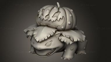 Chibi Funko (Halloween Venusaur, CHIBI_2675) 3D models for cnc