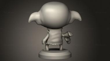 Chibi Funko (Harry Potter Dobby, CHIBI_2703) 3D models for cnc