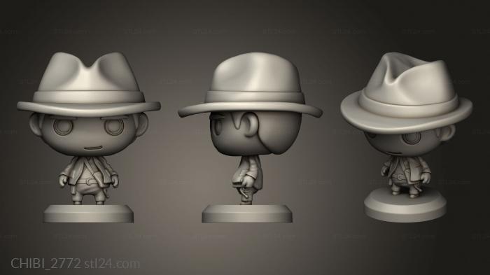 Chibi Funko (iana jones, CHIBI_2772) 3D models for cnc