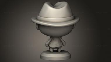 Chibi Funko (iana jones, CHIBI_2772) 3D models for cnc