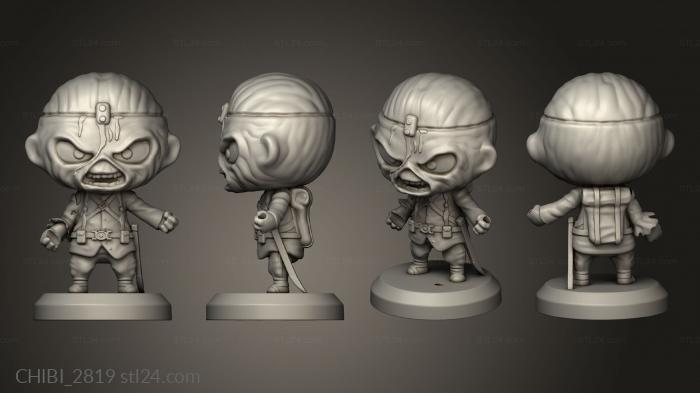 Chibi Funko (Iron Maiden Eddie Trooper, CHIBI_2819) 3D models for cnc