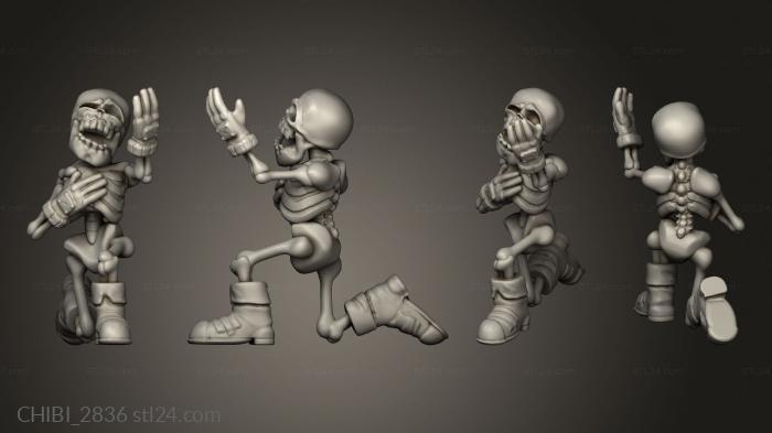 Chibi Funko (Jamie Korte Funny Bones Kneel, CHIBI_2836) 3D models for cnc