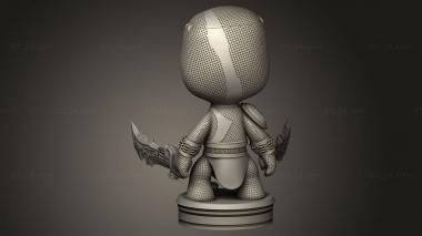 Chibi Funko (Kratos Armor, CHIBI_2915) 3D models for cnc