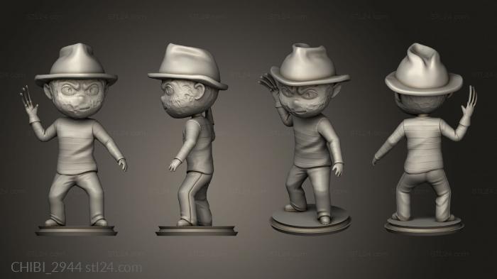 Chibi Funko (Little Big Freddy Krueger and Jason LBH, CHIBI_2944) 3D models for cnc