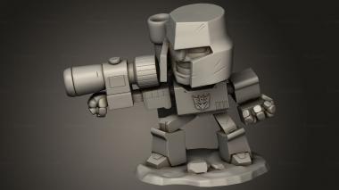 Chibi Funko (Megatron Chibi, CHIBI_3002) 3D models for cnc