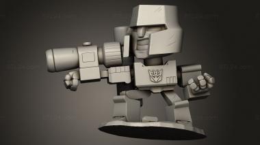 Chibi Funko (Megatron Chibi, CHIBI_3002) 3D models for cnc