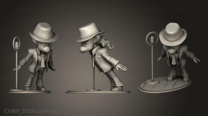 Chibi Funko (Michael Jackson Chibi, CHIBI_3018) 3D models for cnc