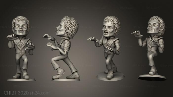Chibi Funko (Michael Jackson, CHIBI_3020) 3D models for cnc