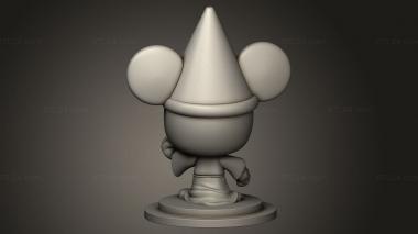 Chibi Funko (MICKEY, CHIBI_3023) 3D models for cnc