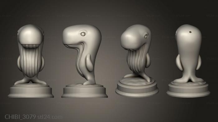 Chibi Funko (MINI DUDES Senor Whale, CHIBI_3079) 3D models for cnc