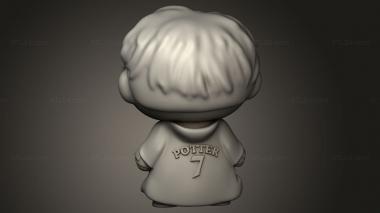 Chibi Funko (Mini Harry Potter Quidditch, CHIBI_3111) 3D models for cnc