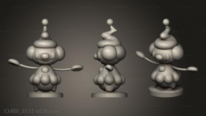 Chibi Funko (Monster Mime Jr, CHIBI_3151) 3D models for cnc